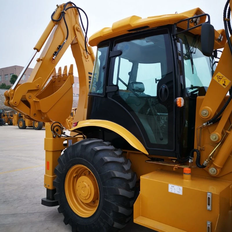 Yn886 Wz30-25 Wheel Backhoe Loader 2.5 Ton 4X4 Backhoe Wheel Small Excavator Backhoe Loader