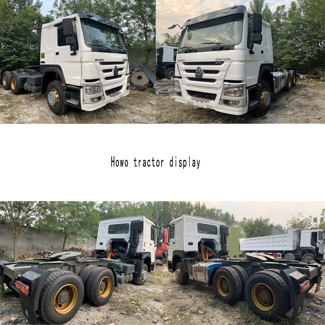 Second Hand 6X4 Trucks Sinotruk HOWO 375HP 380HP 420HP Rhd LHD Used Tactor Truck for Sale