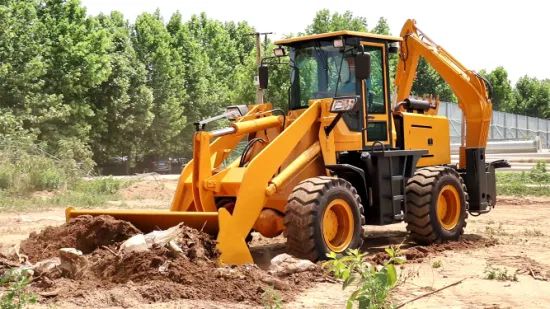 Kleiner Minibagger-Baggerlader des chinesischen Herstellers 4X4 zu verkaufen