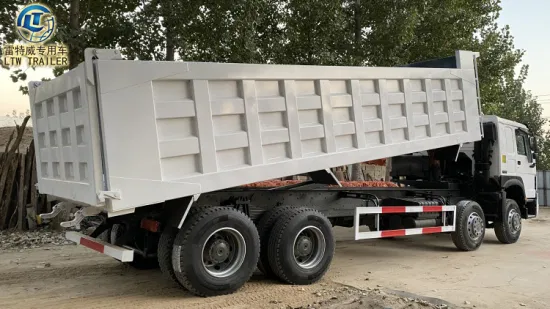 Sinotruk HOWO 371HP 6X4 Euro 2 Euro3 375HP 8X4 12wheel Rhd LHD 40ton 60ton Gebrauchter Kipper-Muldenkipper